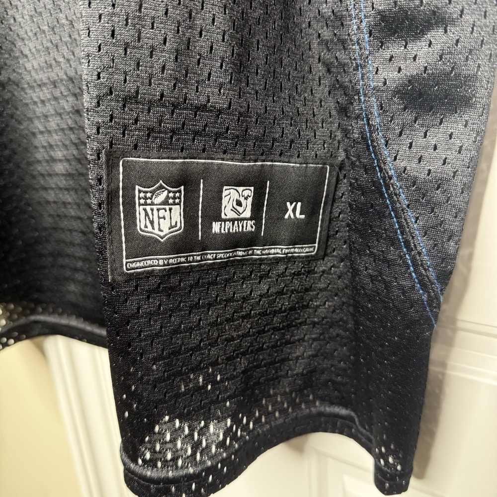 Reebok NFL Indianapolis Colts Jersey Men's X-Large Black On Field Andrew Luck 12 - Picture 4 of 12